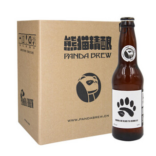 熊猫精酿（Panda Brew）佛系黑茶金色艾尔 精酿啤酒 国产啤酒 330ml*6瓶/箱