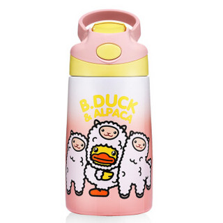 B.Duck FU-18-6784TM 不锈钢保温杯 400ml 粉色羊驼