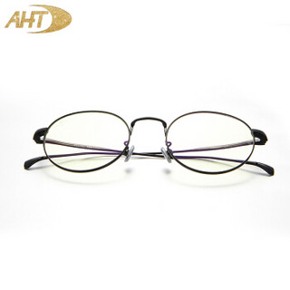 AHT复古防蓝光眼镜电脑防辐射护目镜男女电竞眼镜情侣通用平光无度数眼镜