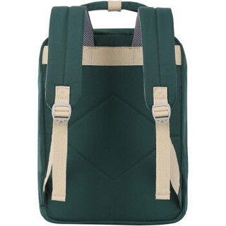 SUISSEWIN 瑞世 时尚休闲学院双肩包电脑包 防泼水户外旅行包 SN17107墨绿色