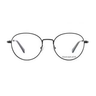卡尔文·克莱恩（Calvin Klein）眼镜框 男女款黑色金属光学近视眼镜架 CKJ157AF 001 50mm
