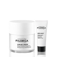 FILORGA 菲洛嘉 磨砂焕肤充氧泡泡面膜 55ml + 十全大补面膜 15ml