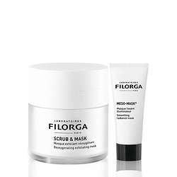  FILORGA 菲洛嘉 磨砂焕肤充氧泡泡面膜 55ml + 十全大补面膜 15ml