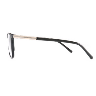 卡尔文·克莱恩（Calvin Klein）眼镜框 男女款黑色板材光学近视眼镜架 CK6014 001  56mm
