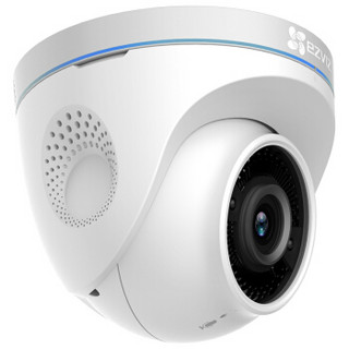 萤石 C4 1080P 4mm 摄像头 防水30米夜视 海螺半球安防监控无线wifi智能家用室外双向语音