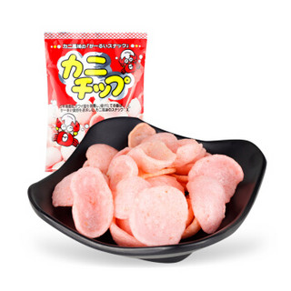日本进口 若鸠 休闲膨化零食 蟹味薄脆片 50g