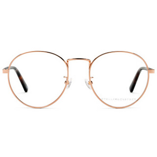 丝黛拉麦卡妮Stella McCartney eyewear女士光学镜架 生物板材镜腿 近视眼镜框 SC0126O-004 金粉镜框 51mm