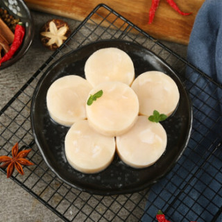 商品贝哥 冷冻香煎玉带 调制扇贝柱 280g 6粒 盒装 海鲜水产