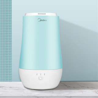 美的（Midea）加湿器 家用 上加水 多档雾量调节 3.5L迷你加湿器 静音加湿器SC-3D40（内置小夜灯）