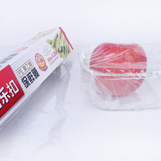 乐扣乐扣 PE生鲜水果用一次性保鲜膜 厨房家用保鲜薄膜 LBM101*3（3盒）30cm*30M