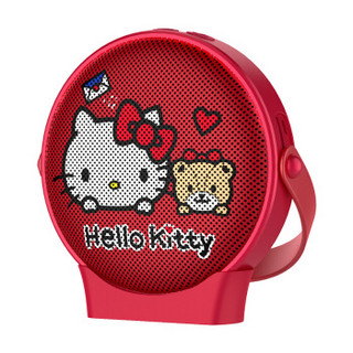 优加 Hello Kitty 车载音响便携式蓝牙音箱卡通可爱小巧时尚室内户外旅行运动骑行 小伙伴