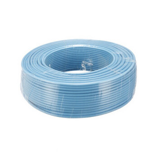 金山 电线电缆 国标单芯塑铜线 硬线 BV1平方毫米  蓝色  100米/盘