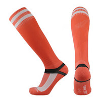 星加坊 足球运动袜子男女袜跑步袜桔红 001Ri 桔红 40-46