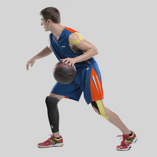 AQ护腿篮球羽毛球骑行跑步护具高弹专业能量护腿套袜套男女经典款小码单只装
