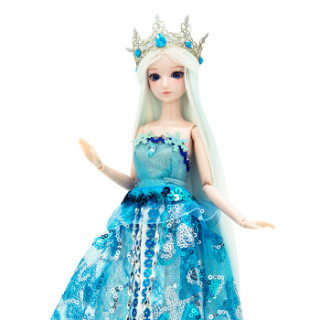 仙子diy仿真洋娃娃精灵梦卡通套装礼盒改装换装玩具dm29005冰公主29cm