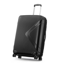 AMERICAN TOURISTER 美旅 AMERICAN 25英寸男女大容量行李箱红点奖PC耐磨设计旅行箱 静音八轮密码箱55G哑光黑色