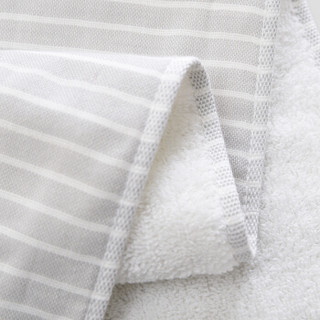 HOYO 浴巾 日本进口 纯棉长绒棉 全棉纱布吸水大浴巾 婴幼儿童可用 1条装 灰色 70*140cm