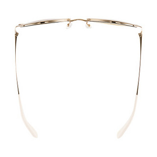 菲拉格慕（Ferragamo）时尚个性太阳镜女款白金色全框墨镜 SF165S 109 58mm