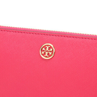 TORY BURCH 汤丽柏琦 奢侈品 TB钱包 杜鹃色皮革女士长款钱包钱夹 52707 663