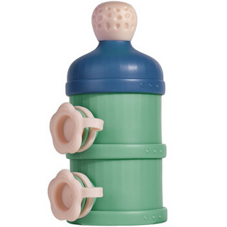 babycare奶粉盒 婴儿便携外出装奶粉分装盒 大容量储存盒宝宝奶粉格 1680雀湖绿