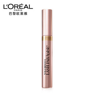 欧莱雅（ LOREAL ）睛采乐园 防水型 睫毛膏  欧莱雅粉管（持久浓密，防水不晕染） 7.6ml