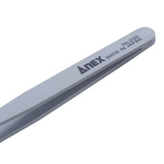 安力士牌（ANEX）进口塑料尖端平细型镊子No.233塑料防静电绝缘非磁性镊子