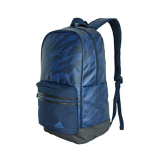 adidas 阿迪达斯 阿迪达斯（Adidas）休闲运动 潮流款笔记本电脑双肩背包 DM2907 传奇墨水蓝色