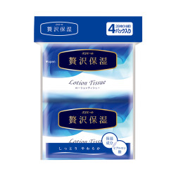 GOO.N 大王 elleair 奢华保湿系列 保湿面纸 14抽*4包 *2件