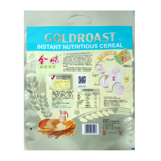 金味营养麦片 强化钙低聚糖 600g袋装 独立小包装内含20小包