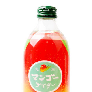 日本进口 友傑（jie）碳酸饮料芒果味果味汽水 300ml*4瓶装