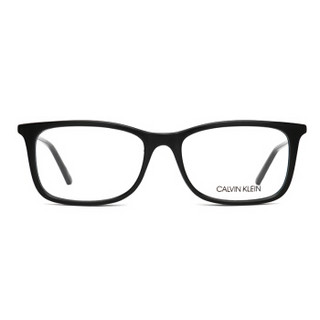 卡尔文·克莱恩（Calvin Klein）眼镜框 男女款黑色全框板材光学近视眼镜架镜框 CK18545 001 55mm