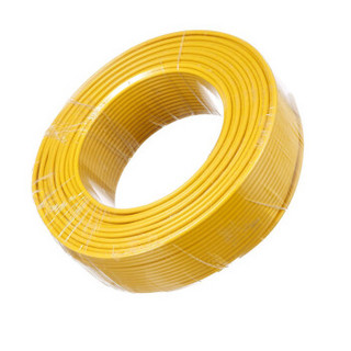 金山 电线电缆  国标单芯多股塑铜软线BVR95平方毫米  黄  1米 (定制预售300米起定 生产周期15天）