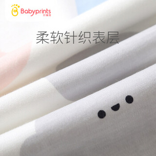 Babyprints 婴儿隔尿垫 新生儿防水透气竹纤维护理垫 针织印花 大号1条装