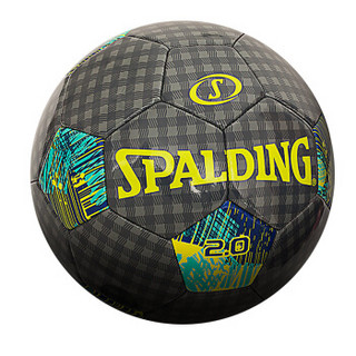 斯伯丁(SPALDING)CLASSIC 2.0系列灰/荧光色5号机缝足球64-953Y