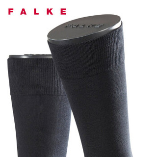 FALKE 德国鹰客 Cool 24/7棉休闲商务舒适夏季透气长中筒男袜 黑色black 41-42 13230-3000-41