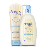 Aveeno 艾惟诺 婴儿洗护套装 宝宝润肤乳227g+儿童洗发沐浴露354ml *3件