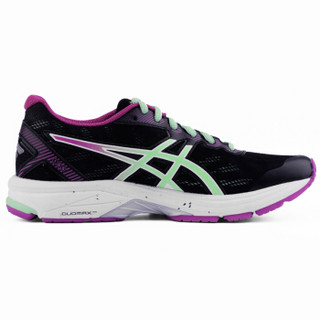 ASICS 亚瑟士 GT-1000 5 男女跑鞋 T6A3N/T6A8N运动鞋 T6A8N-9087 黑色/绿色/淡紫色 38