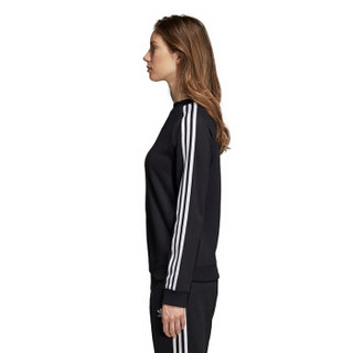 adidas 阿迪达斯 三叶草 女子 三叶草系列 TRF CREW SWEAT 运动 卫衣 DH3127   黑色  L码