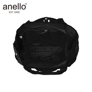 anello 阿耐洛 自营旗舰店 潮流时尚男女书包两用手拎双肩背包N0071黑色