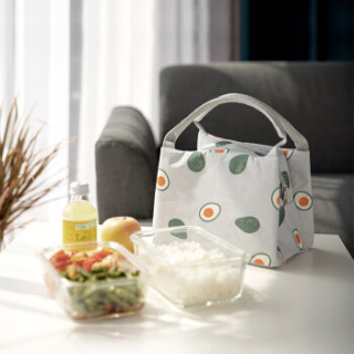 商品牧旅 保温餐包 加厚铝箔保温便当袋 午餐工作餐保温饭盒包 果果灰