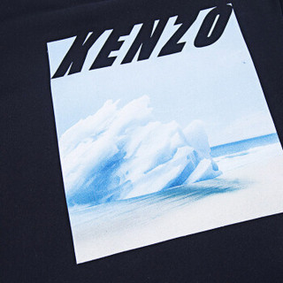 KENZO 高田贤三 女士黑色棉质长款卫衣 PF762RO816958 99 S