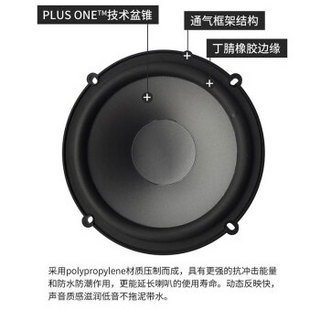 JBL 汽车音响改装 GTO609C+GTO609C 8喇叭套装6.5英寸套装扬声器车载汽车音响包含4高音头 建议配功放