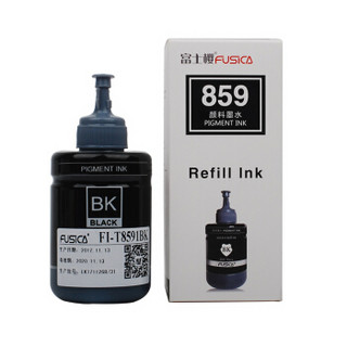 富士樱 T8591 黑色墨水瓶 适用爱普生 M105 M205 L605 L655 L1455 T859墨水盒