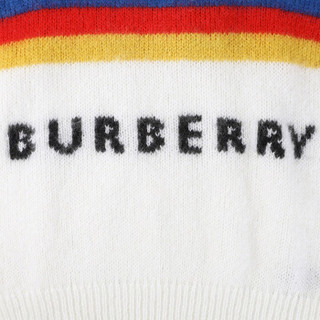 BURBERRY 巴宝莉 男士天蓝色混纺条纹徽标装饰针织衫 80035041 M