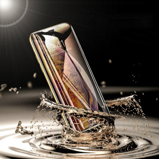 邦克仕(Benks)苹果XS Max全屏钢化膜 iPhoneXS Max曲面高清耐刮手机保护贴膜 弧边升级 康宁公司授权玻璃膜