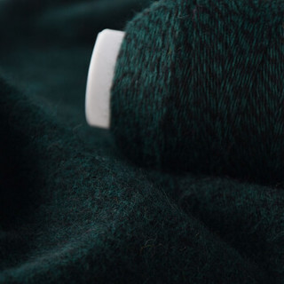 奥丝布莱特 羊绒线毛线 24/2中细线 手编机织均可 婴儿宝宝毛线 围巾线J03 深绿花