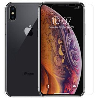 耐尔金（NILLKIN）苹果iPhone XS Max钢化膜 防爆钢化玻璃膜/手机保护贴膜 T+Pro弧边0.15mm