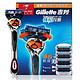 Gillette 吉列 锋隐致顺 剃须刀套装（1刀架1刀头+4刀头）+剃须泡210g+欧仕派89ml