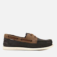 Superdry 极度干燥 套脚平底男士休闲鞋帆船鞋 Brown/Navy Milled Nubuck UK 4