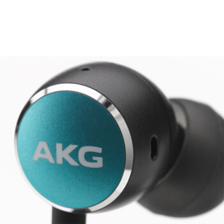AKG 爱科技 Y100 WIRELESS 入耳式颈挂式蓝牙耳机 松石绿